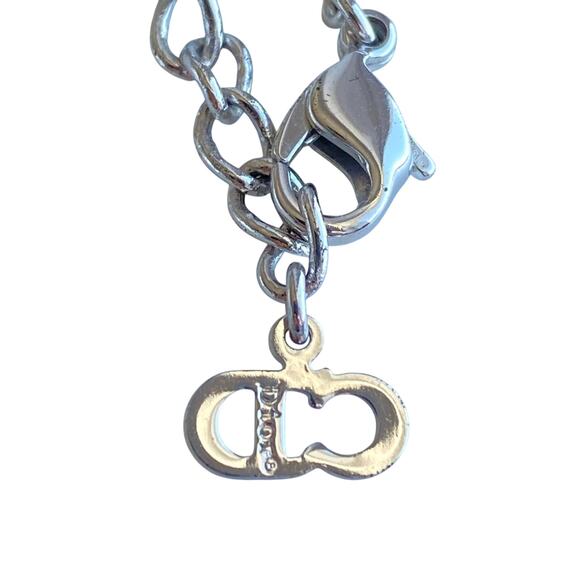 Authentic Christian Dior Pink Enamel Necklace & Earrings Set – Sterling Silver - Picture 12 of 12